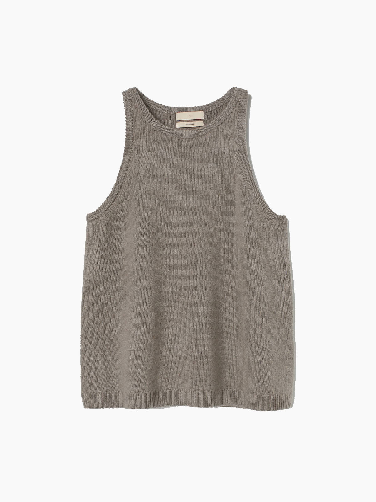 Cashmere Vest Top - Brown | LUMERITH women's fashion