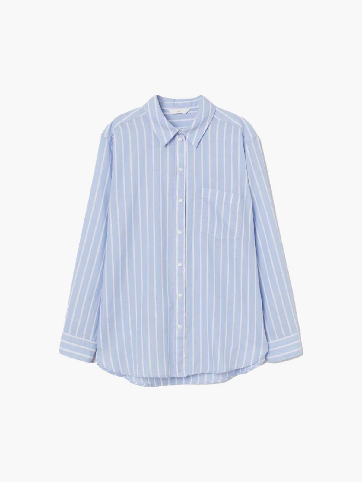 Cotton Shirt - Blue | LUMERITH women's fashion