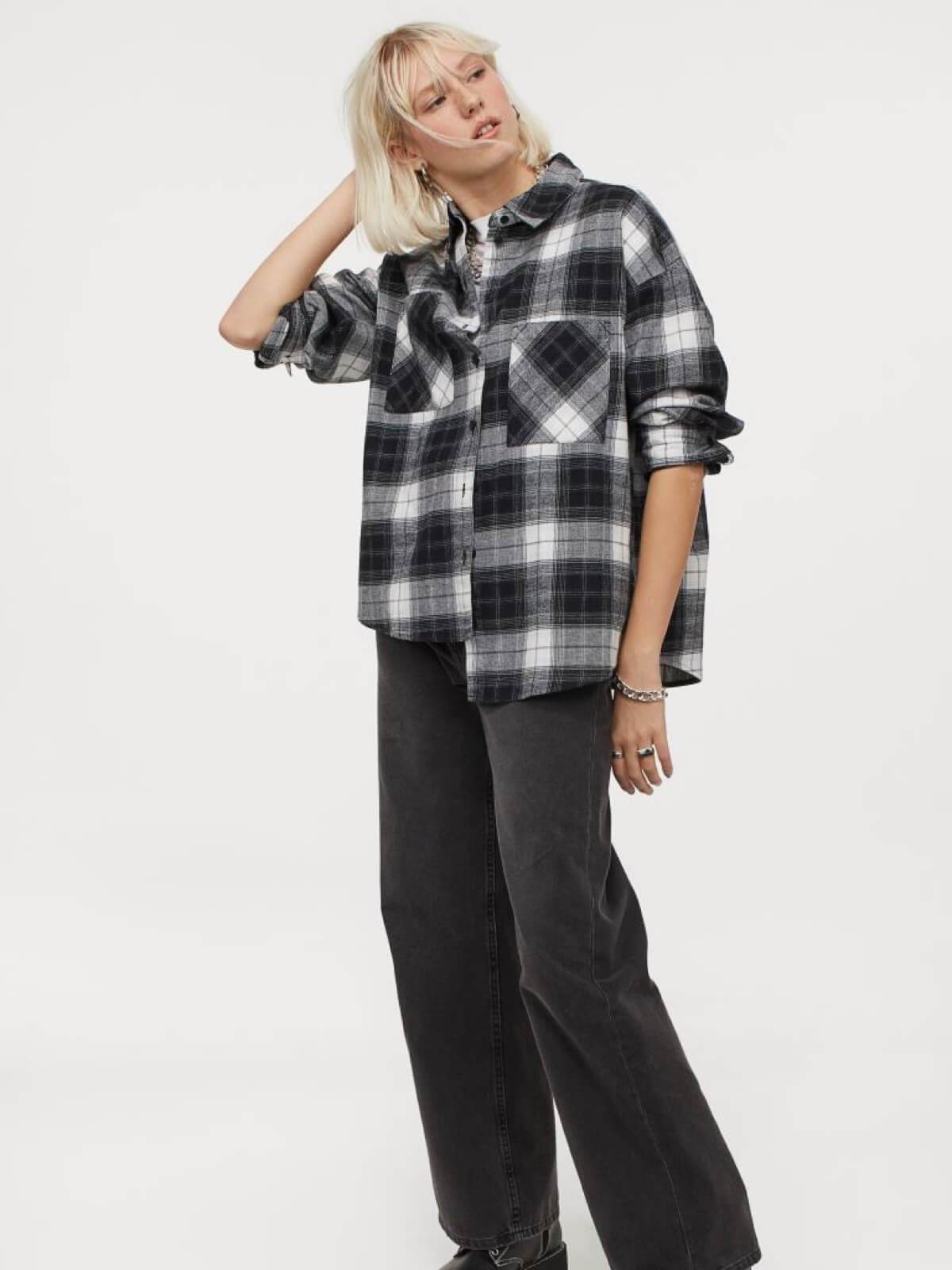 Cotton Flannel Shirt | LUMERITH women's fashion