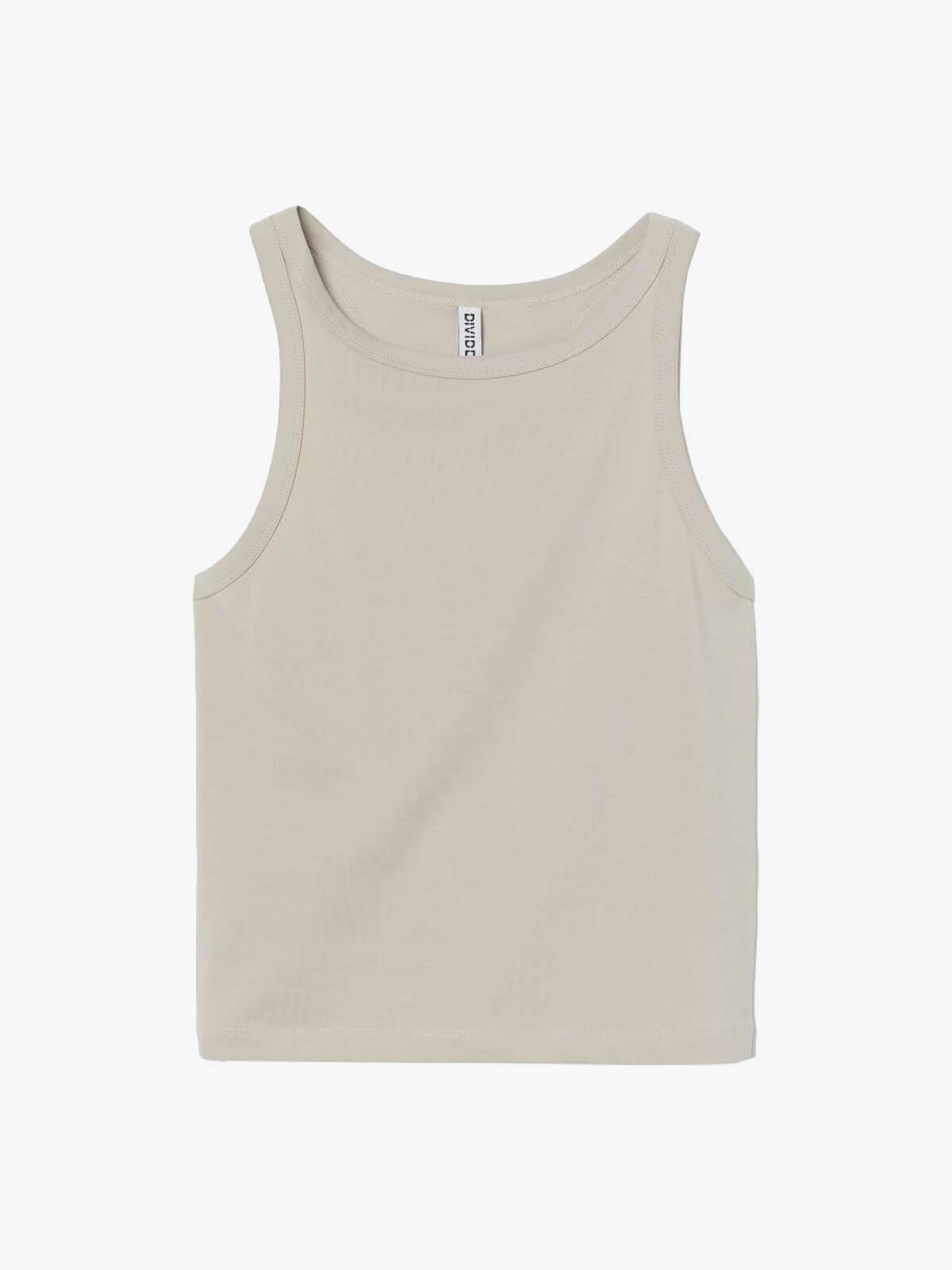 Cotton Vest Top - Grey | LUMERITH women's fashion
