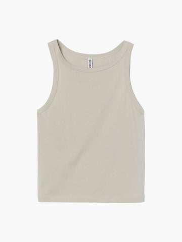 Cotton Vest Top - Grey | LUMERITH women's fashion