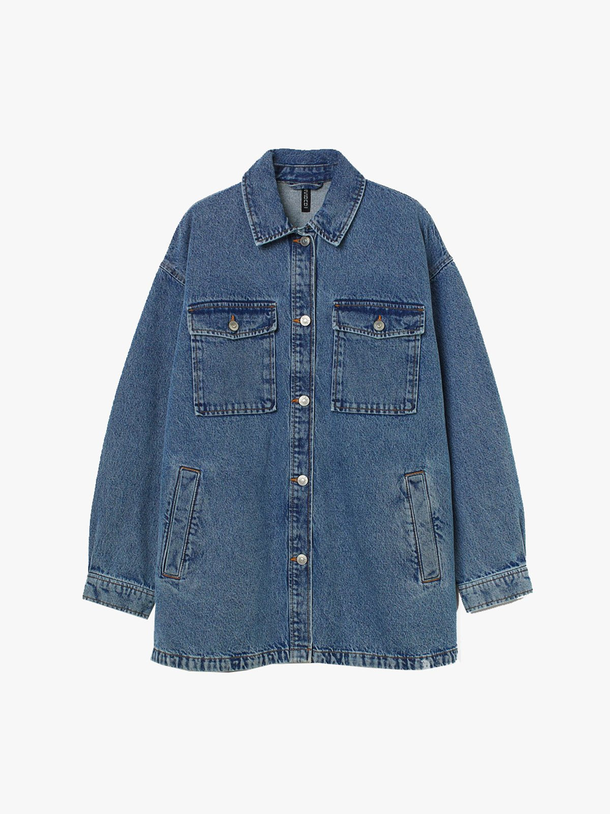Denim Shirt Jacket | LUMERITH women's fashion