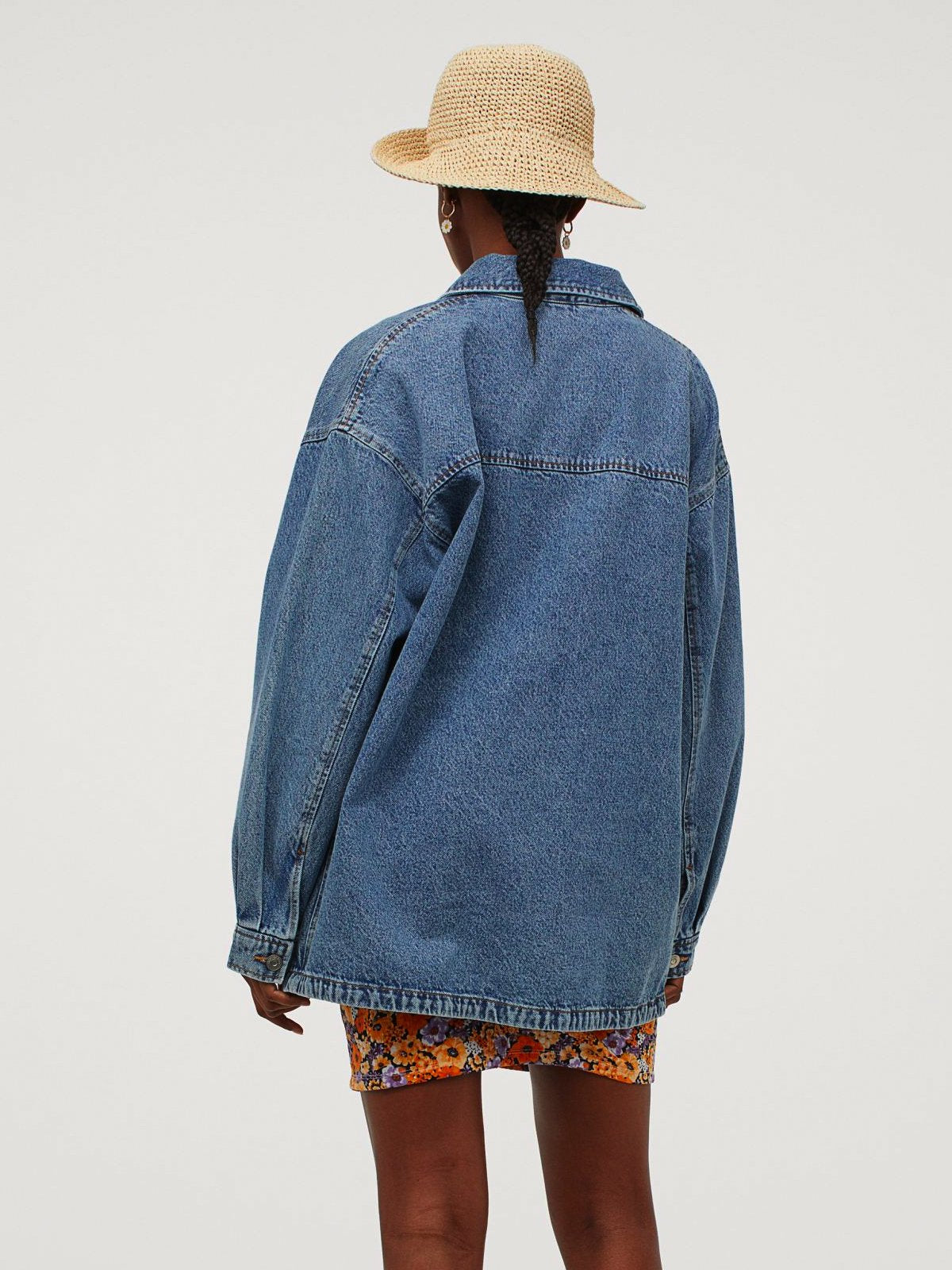 Denim Shirt Jacket | LUMERITH women's fashion
