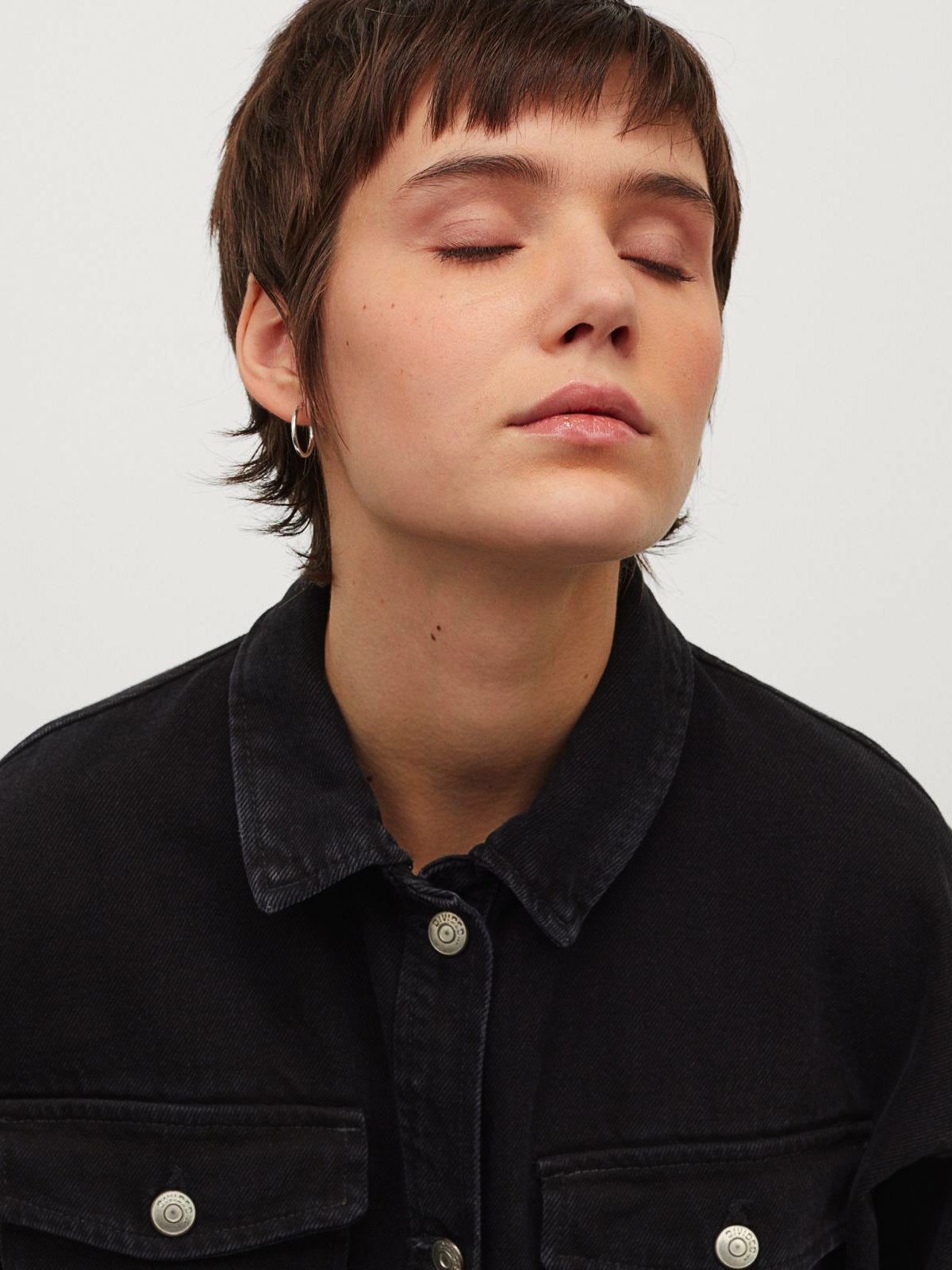 Denim Shirt Jacket | LUMERITH women's fashion