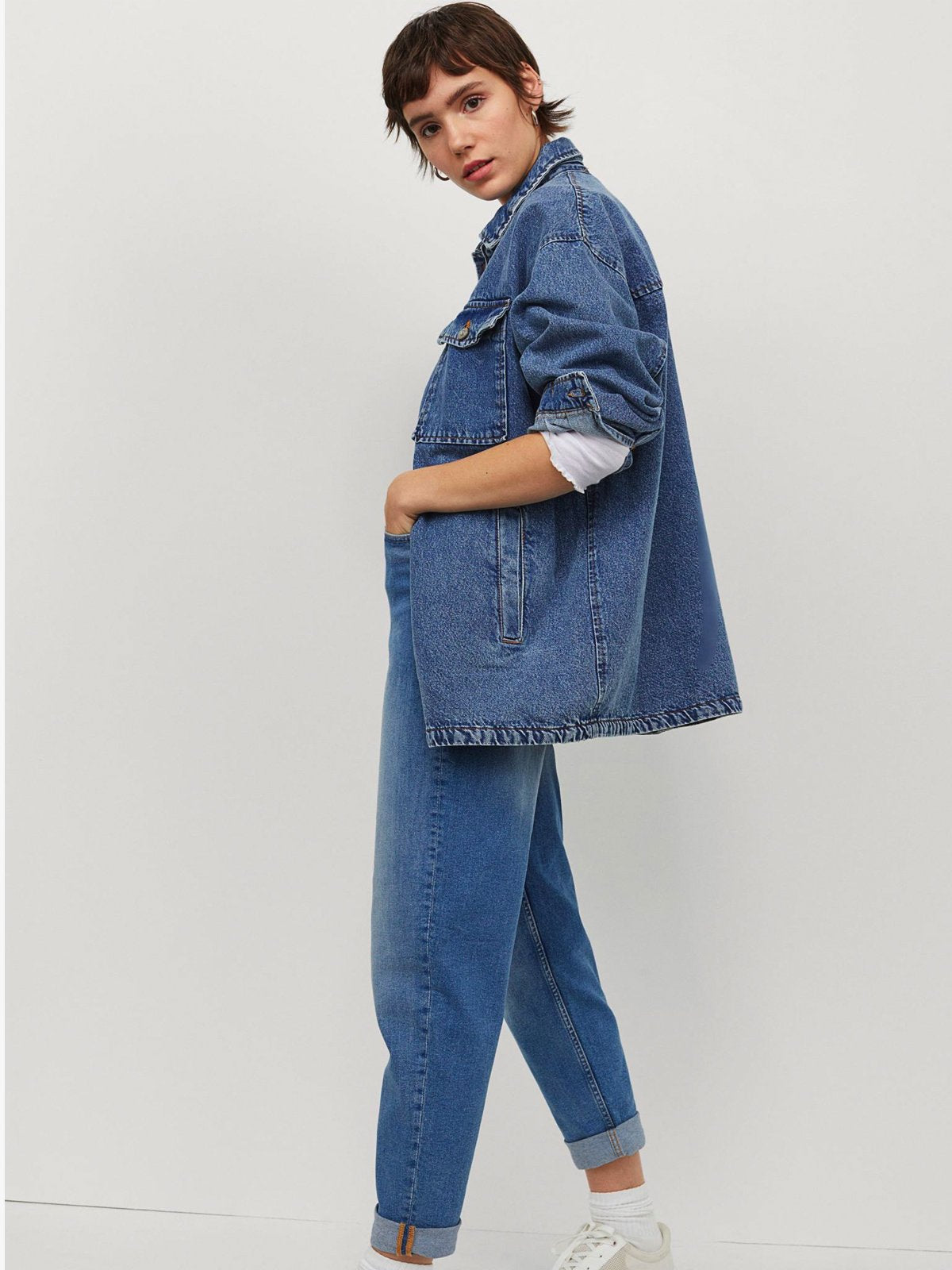 High-Ankle Jeans | LUMERITH women's fashion