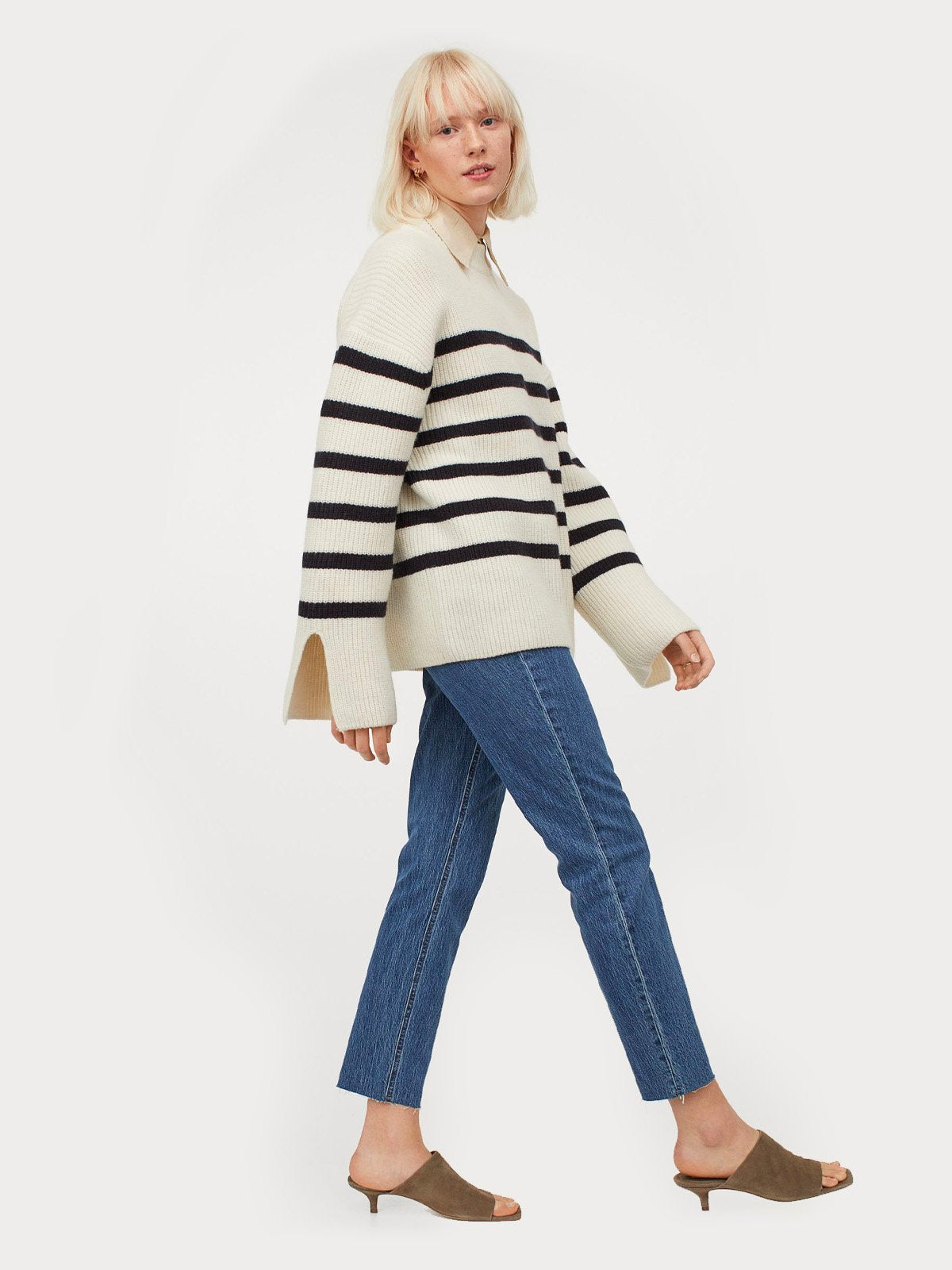Slim High-Ankle Jeans | LUMERITH women's fashion