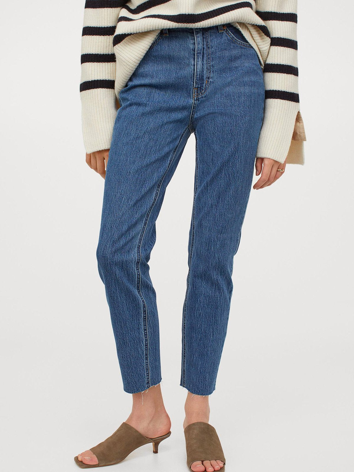 Slim High-Ankle Jeans | LUMERITH women's fashion