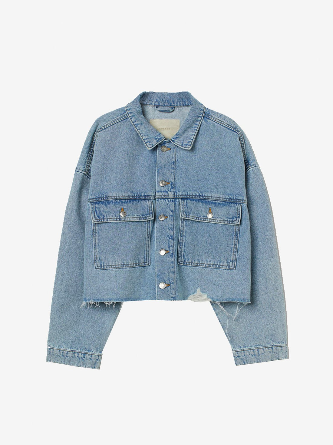 Boxy Denim Jacket - Light Blue | LUMERITH women's fashion