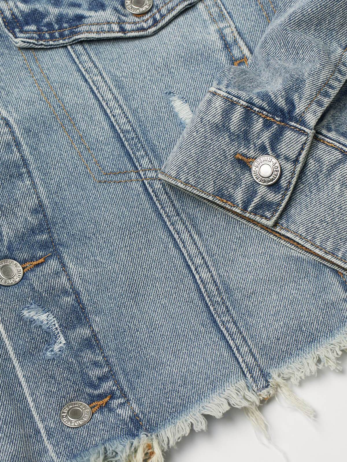 Boxy Denim Jacket | LUMERITH women's fashion