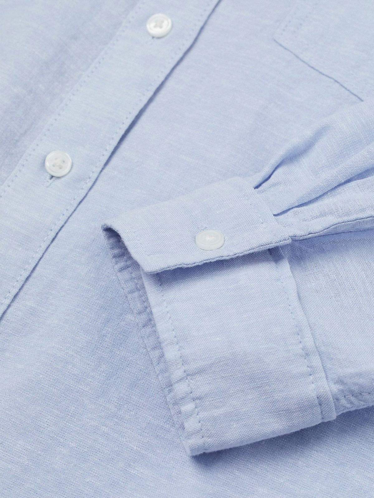 Linen-Blend Shirt | LUMERITH women's fashion
