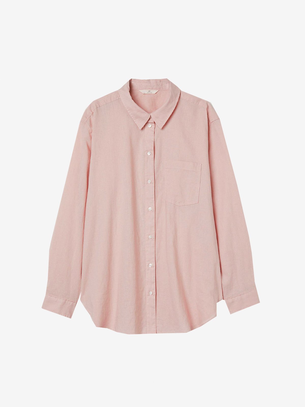 Linen-Blend Shirt | LUMERITH women's fashion