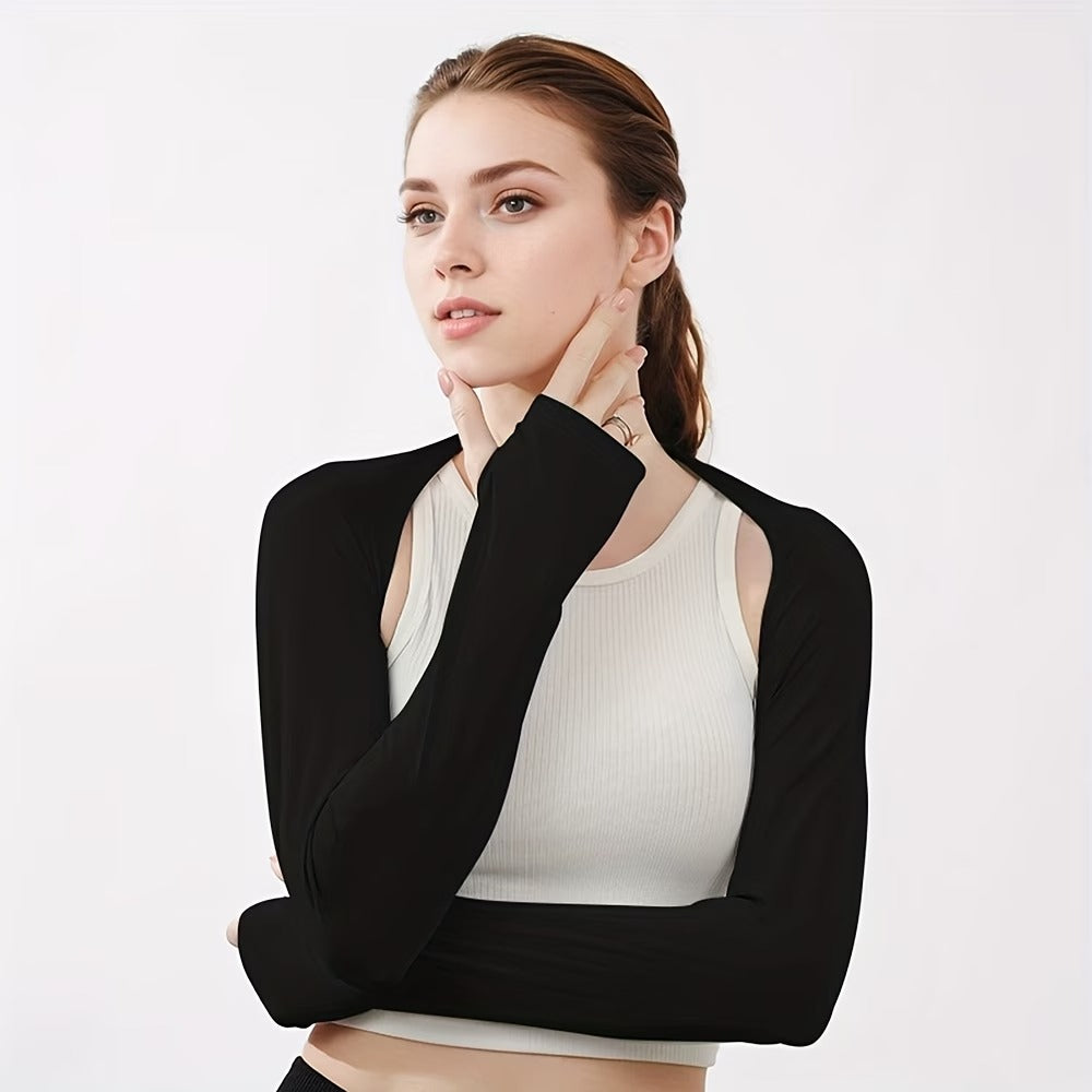 1/3 Pcs Women Cooling Sleeve Vest Breathable Full Arm Shoulder Cover